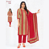 Pranjul Cotton Straight Pant Salwar Suit - P2648